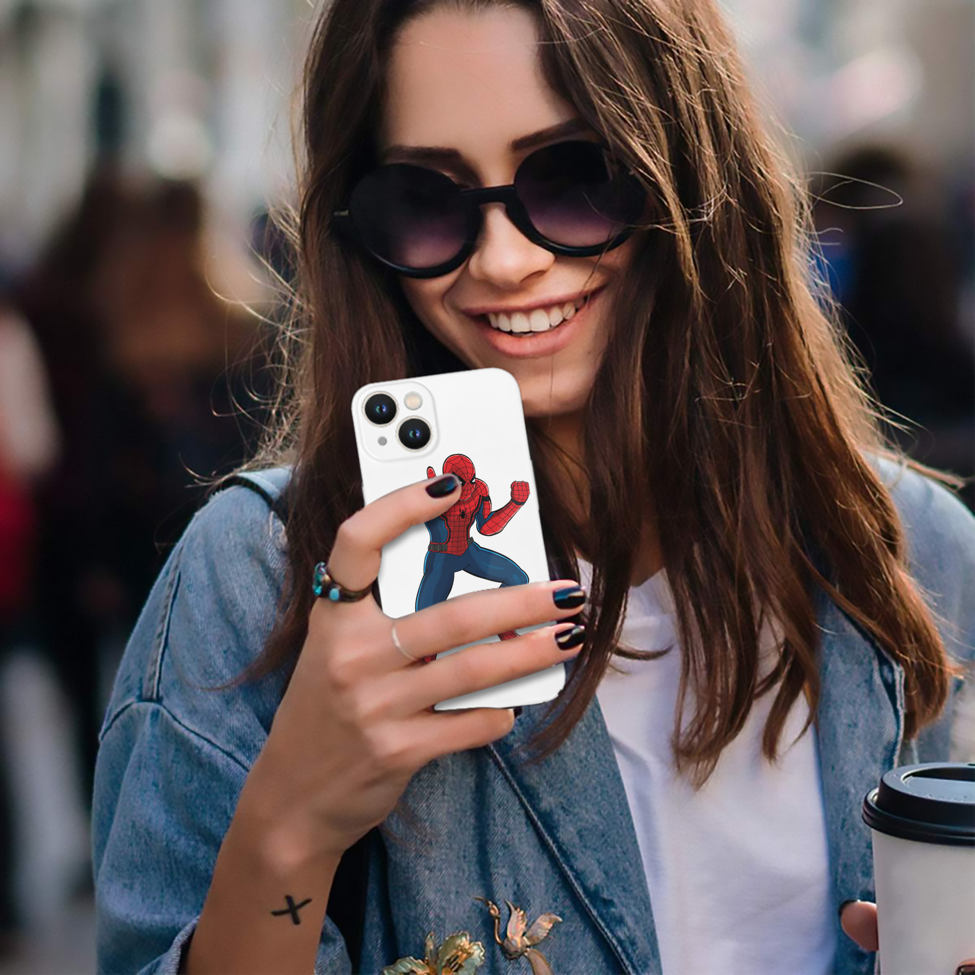 （画像用） Spider Man スパイダーマン 【iPhone 14シリーズ対応】ハードケース